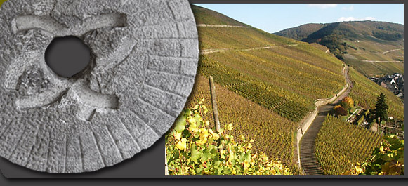 Die Merler Weinberge im goldenen Oktober